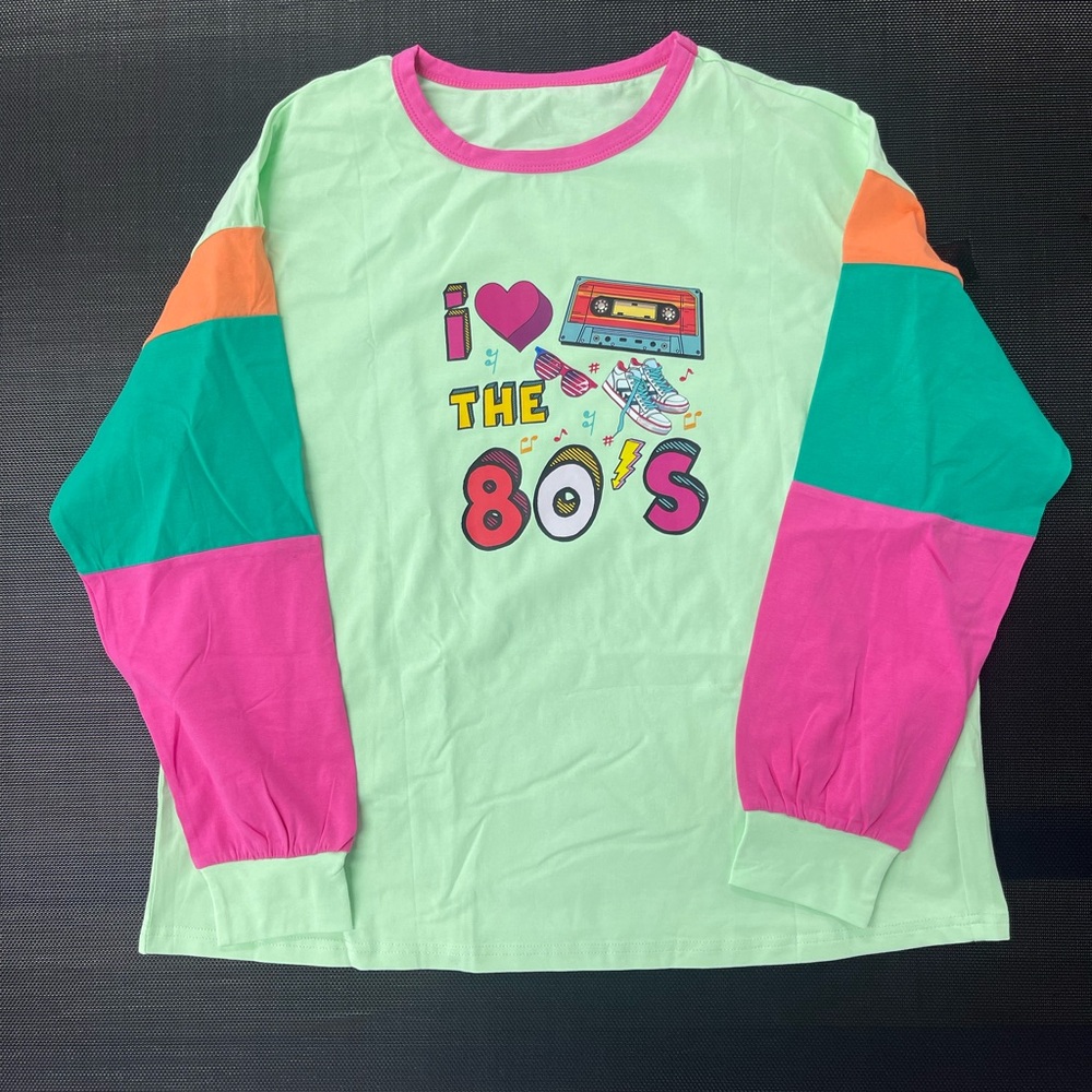 Colorful 80's shirt